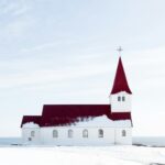 white and red concrete cathedral