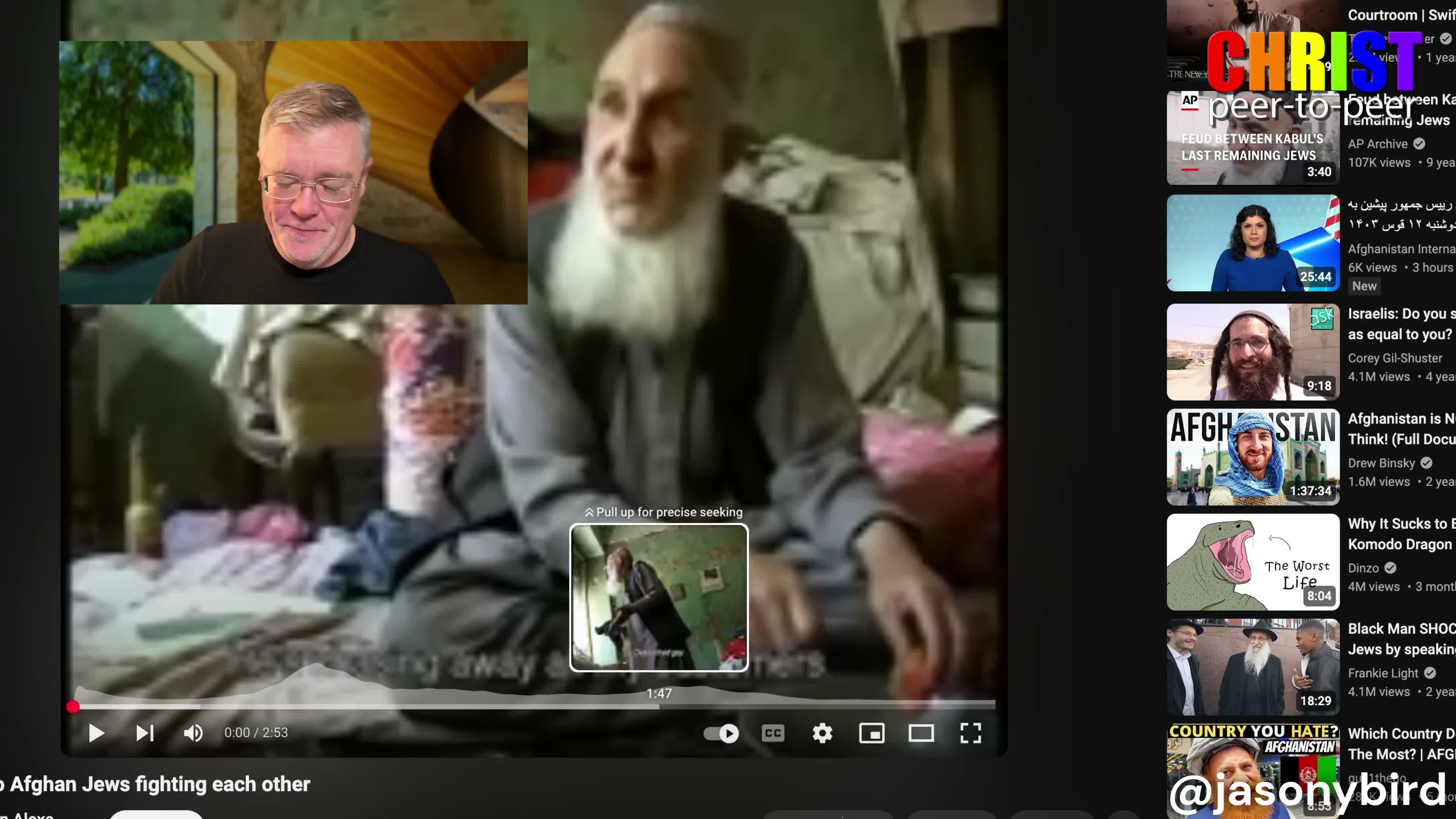 Last two afghan Jews fighting each other