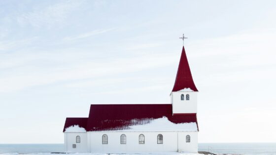 white and red concrete cathedral