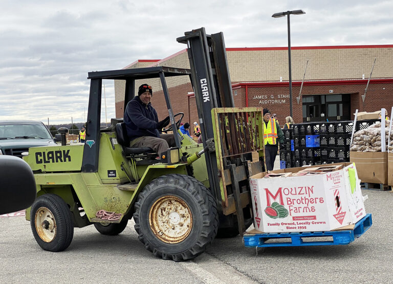 Volunteers Organize Drive-Thru Food Pantries to Support Community Needs Across the Thumb in April