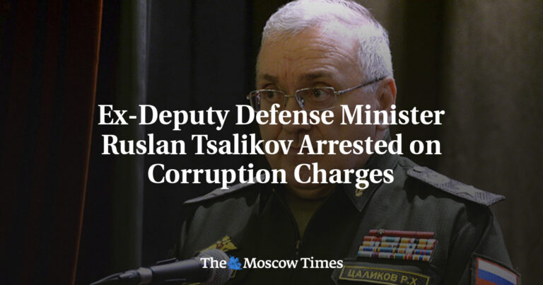 Former Deputy Defense Minister Arrested Amid Corruption Scandal, Accused of Embezzling State Funds