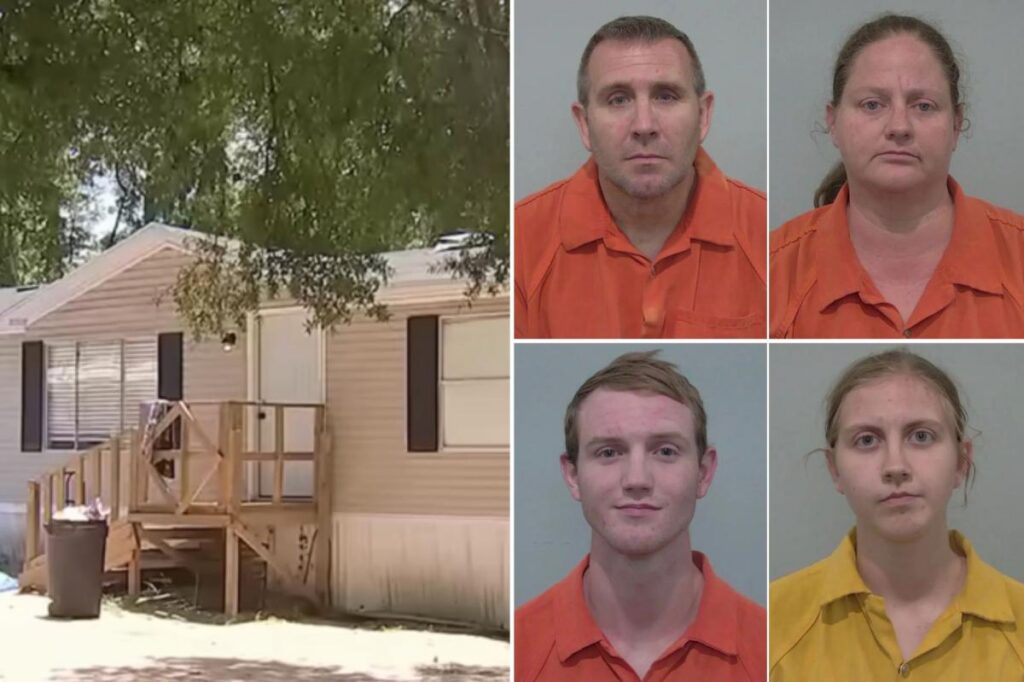 Florida Couple and Two Family Members Charged with Aggravated Child Abuse After Allegedly Holding Nine Children Captive in Appalling Conditions