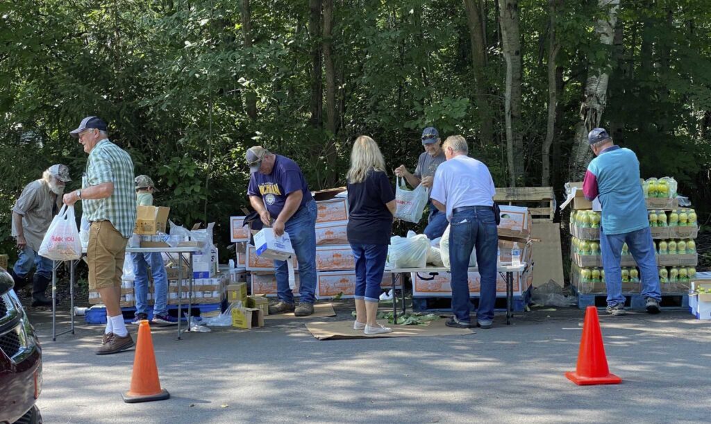 Volunteers Unite to Provide Essential Drive-Thru Food Pantries Across the Thumb This May