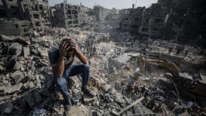 Israeli Aid Groups Suspended as Gaza Faces 60 Million Tons of Rubble