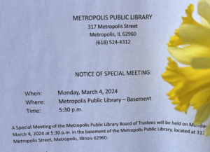 Metropolis Public Library After-School Program Resumes with Interim Leadership and Fee Refunds Approved