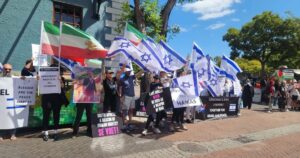 Pro-Israel Activists Rally at Cape Union Mart to Counter Pro-Palestinian Protests and Support Israel Defense Forces