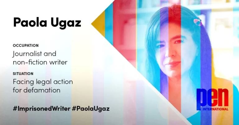 PEN International Urges End to Legal Harassment Against Peruvian Journalist Paola Ugaz