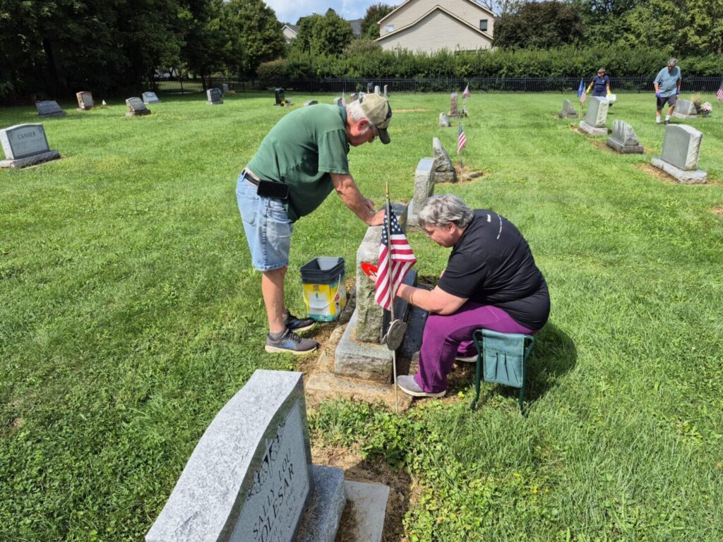 St. Paul Lutheran Church Volunteers Restore Historic Gravestones at Pine Grove Mills Cemetery