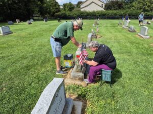 St. Paul Lutheran Church Volunteers Restore Historic Gravestones at Pine Grove Mills Cemetery