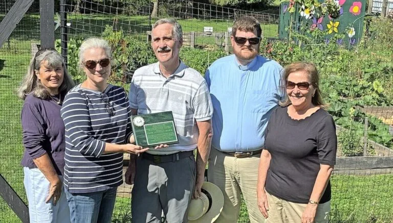 Faith Lutheran Church Honored with Mount Vernon Garden Award for Community Garden Efforts