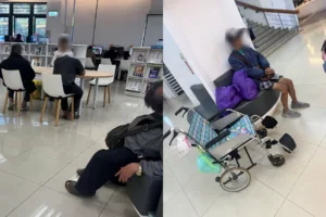 Library Users Report Seniors Sleeping and Eating in Reading Area