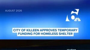 Killeen City Council Approves Temporary Funding for Friends in Crisis Homeless Shelter.