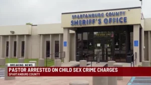 Pastor Arrested on Child Sex Charges in Spartanburg County