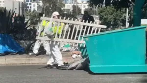Hollywood residents express concern homeless encampment near school and church may return after recent clean-up