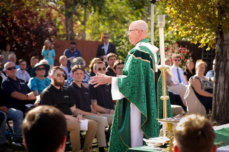 Archbishop James Golka Emphasizes Church’s Commitment to Life Beyond Birth During 40 Days for Life Mass