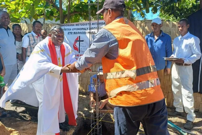 New United Methodist churches take root in Madagascar with two new buildings under construction