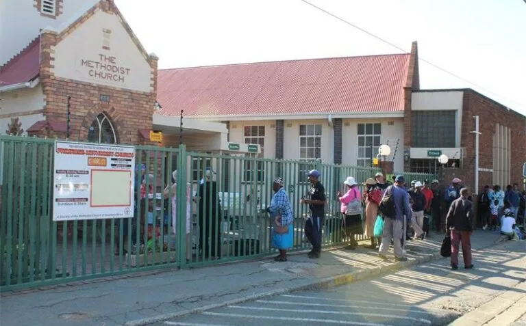 Primrose Methodist Church provides weekly meals and food parcels to struggling families and homeless individuals