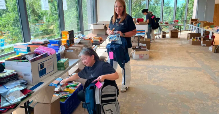 Northern Virginia Family Services Provides Backpacks with School Supplies to 60 Alexandria Students