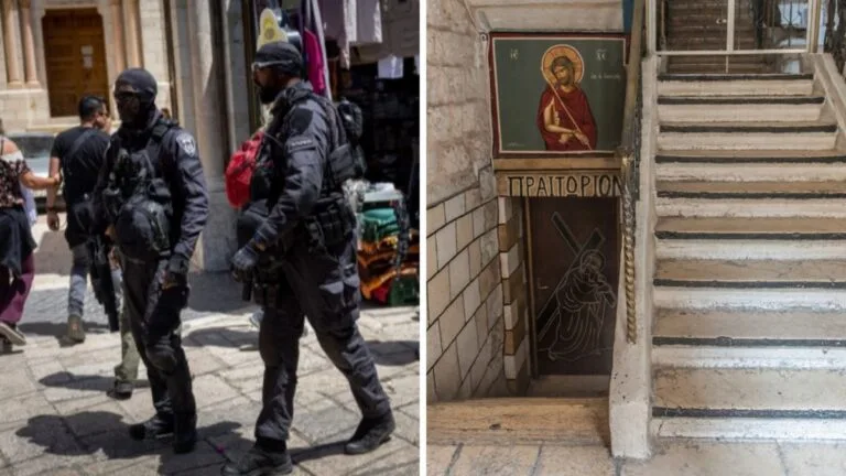 Spit at Church Door in Jerusalem as Part of Alleged Religious Insult Case
