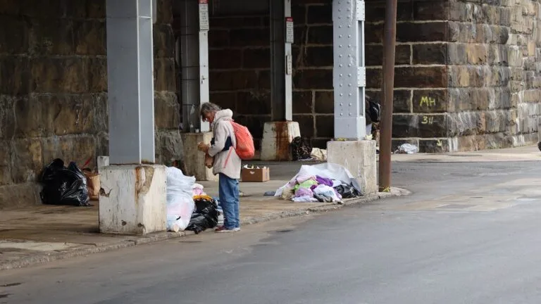 Homeless individuals in Wilmington return to streets after city housing efforts end.