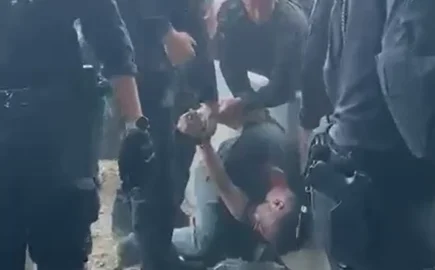 Police Footage Shows Prolonged Neck Hold and Beating of Ultra-Orthodox Protesters During Demonstration