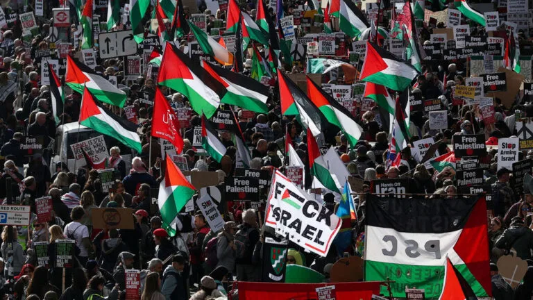 Thousands Protest in London Calling for UK to Stop Arming Israel