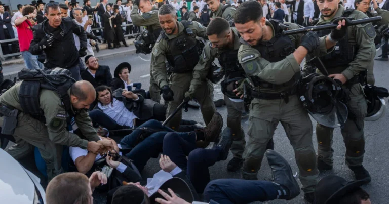 Ultra-Orthodox Protests Escalate with Violence, Stun Grenades, and Road Blockades
