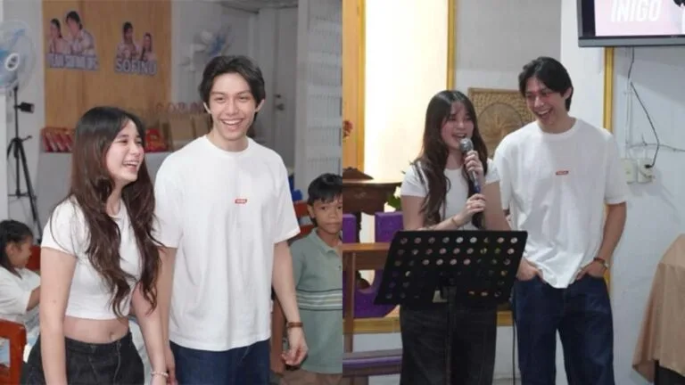 Sofia Pablo and Iñigo Jose Spread Kindness to Children at Harvest Church of the Nazarene in Mandaluyong City