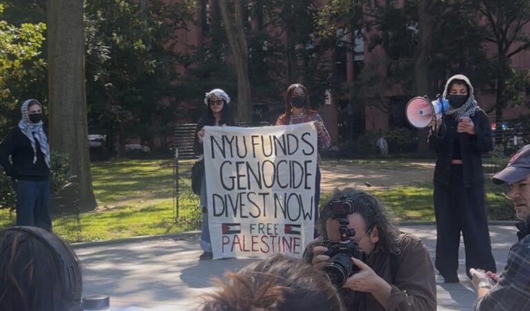 Students Demand NYU Cut Ties with Israel Over Gaza Genocide Allegations