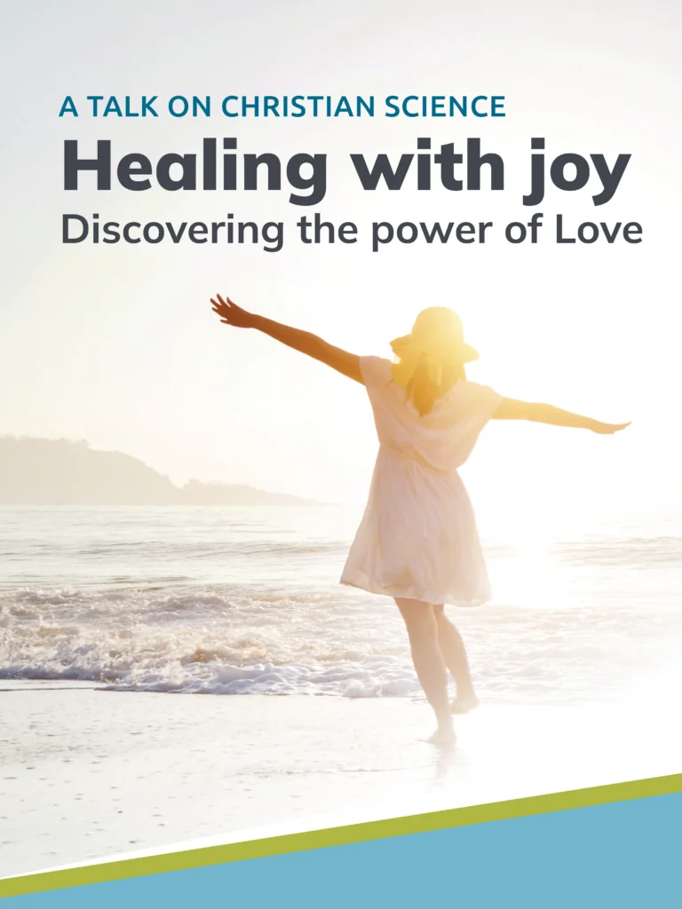 Inspirational Talk on Healing with Joy Presented at Christian Science Reading Room