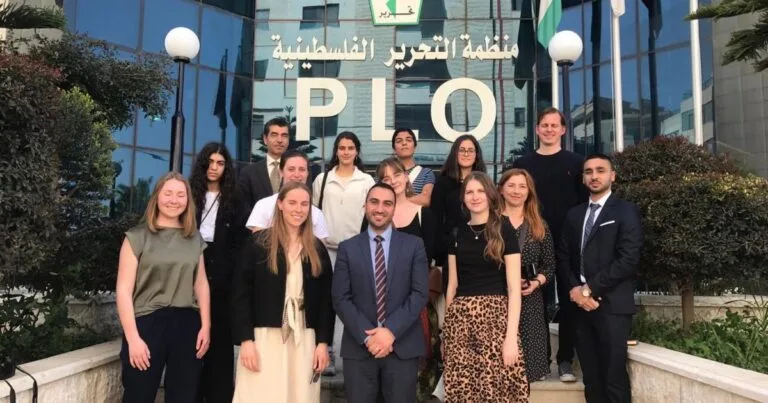 Quaker Student Delegation in Denmark Briefed on Palestinian Political Developments