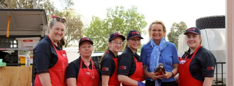 Rapid Relief Team Volunteers Serve Meals at Albury Kids Camp