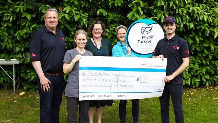 Plymouth Brethren Christian Church donates £19,478 to Phyllis Tuckwell Hospice
