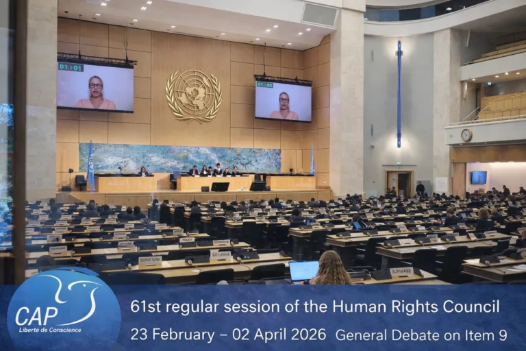 UN HRC 61 Item 9 Statement Urges Norway to Reverse Deregistration of Jehovah’s Witnesses