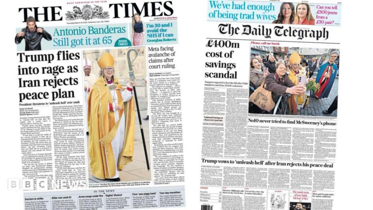 Archbishop of Canterbury Sarah Mullally Consecrated as First Female Leader