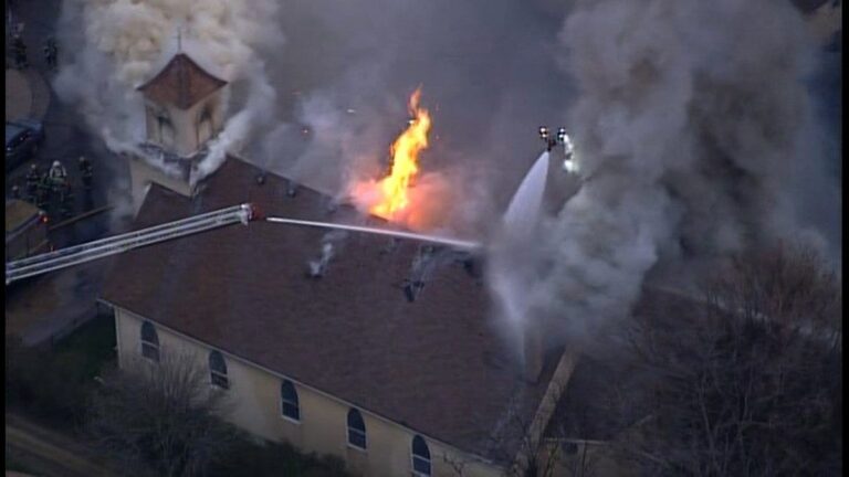 A Polish National Catholic Church in Minneapolis caught fire, causing significant damage.