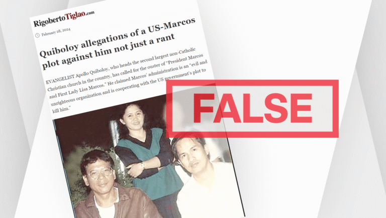 FACT-CHECK: PressOne.PH Debunks Claim That Quiboloy’s Church Is Second Largest Non-Catholic Christian Church In Philippines