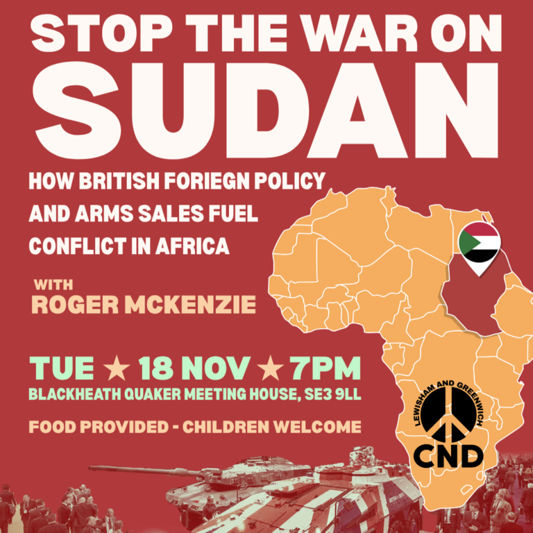Quakers Host Public Meeting on British Foreign Policy and Arms Sales in Sudan