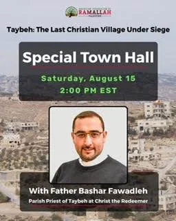 Online Talk with Parish Priest from Last Christian Town in West Bank