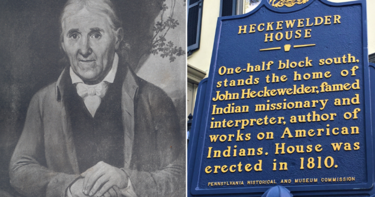 Moravian Missionary John Heckewelder Documented “Scissors Metaphor” of Native American Displacement