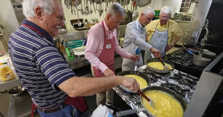 Home Moravian Church Kitchen Crew Feeds 300 Volunteers Before Easter Sunrise Service