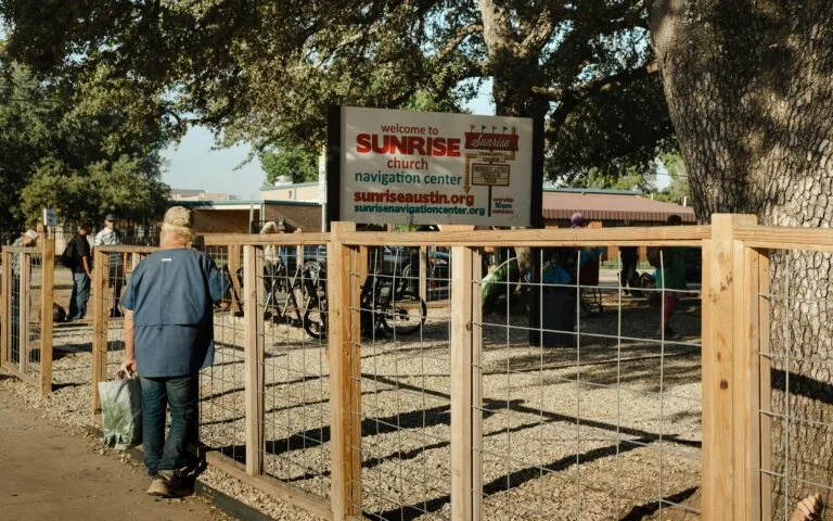 Homeless Navigation Center at Sunrise Community Church Faces Community Tension in Austin