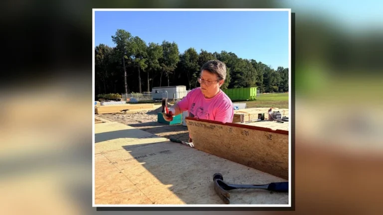 First Presbyterian Church Volunteers with Habitat for Humanity in Goldsboro-Wayne Home Build