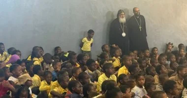 Orthodox Coptic Church in Namibia Provides Meals to 1,600 Children on World Food Day
