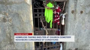 Neighbors Report Homeless Encampment at Historic Westchester Square Church