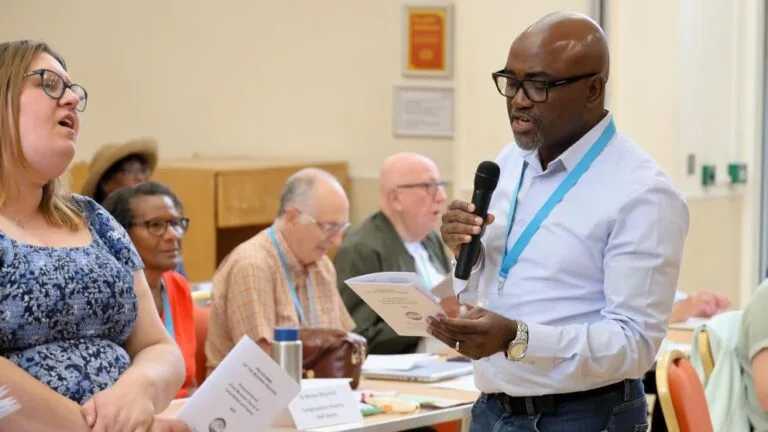 WCC Spiritual Life Executive Leads Morning Prayer at Moravian Church Provincial Synod