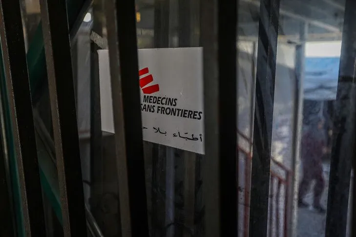 Israeli airstrike damages Doctors Without Borders bus in Gaza, injuring staff member