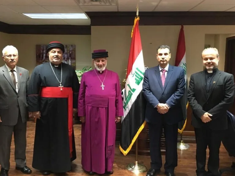 Consul General of Iraq in Detroit Meets Assyrian Church of the East Patriarch Mar Kyurkes III (Detroit, Michigan)