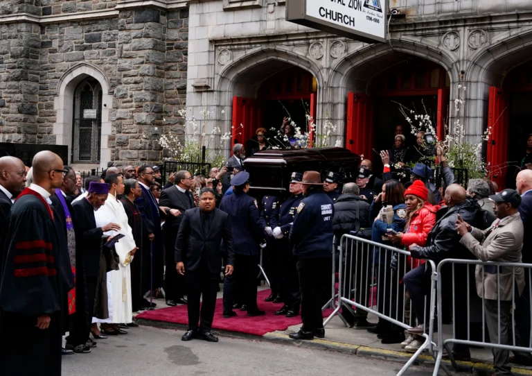 Politicians and community members gather at Harlem church for funeral of NAACP leader Hazel Dukes