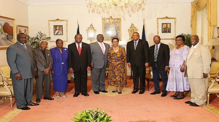 Bahamas National Baptist Convention Conducts Courtesy Call at Government House